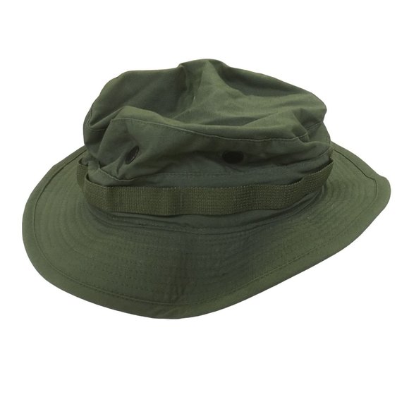 MASH commemorative Jungle Hat - Army Green with Adjustable Strap - XLarge 7 3/4 - Picture 1 of 6